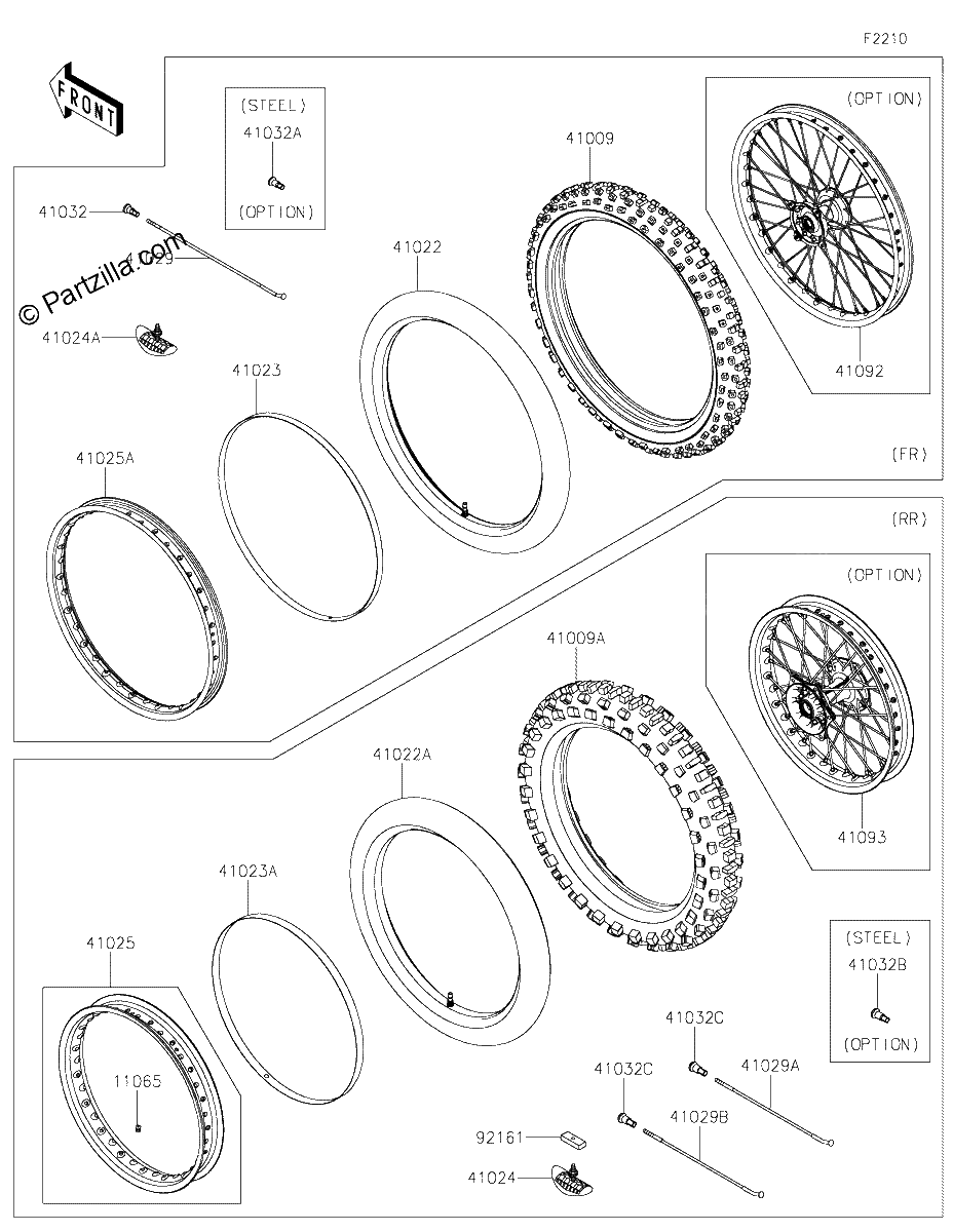 Diagrama de WHEELS TIRES
