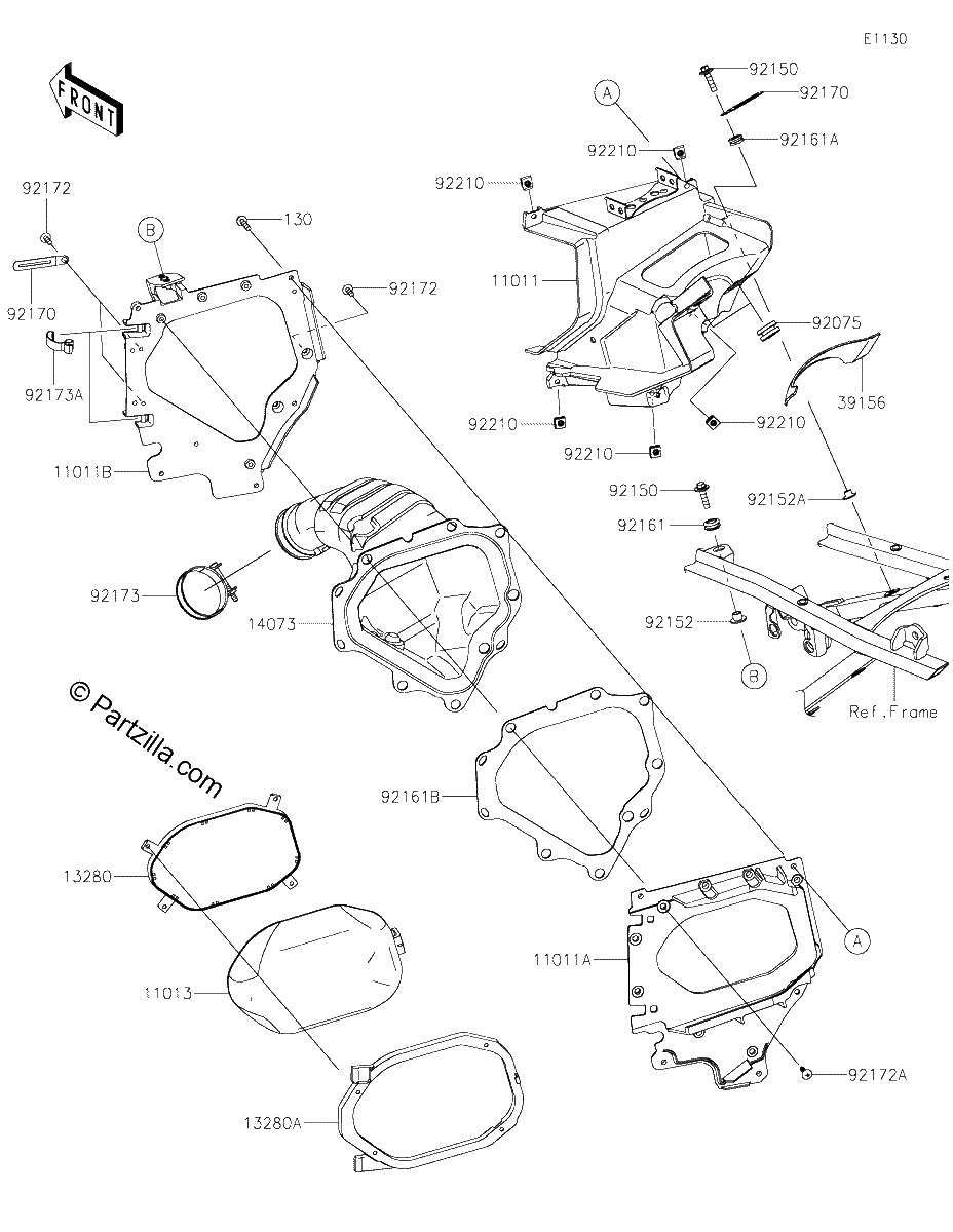 Diagrama de AIR CLEANER