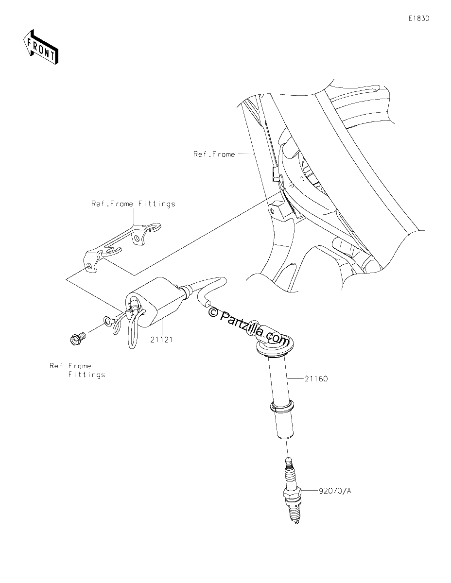 Diagrama de IGNITION SYSTEM