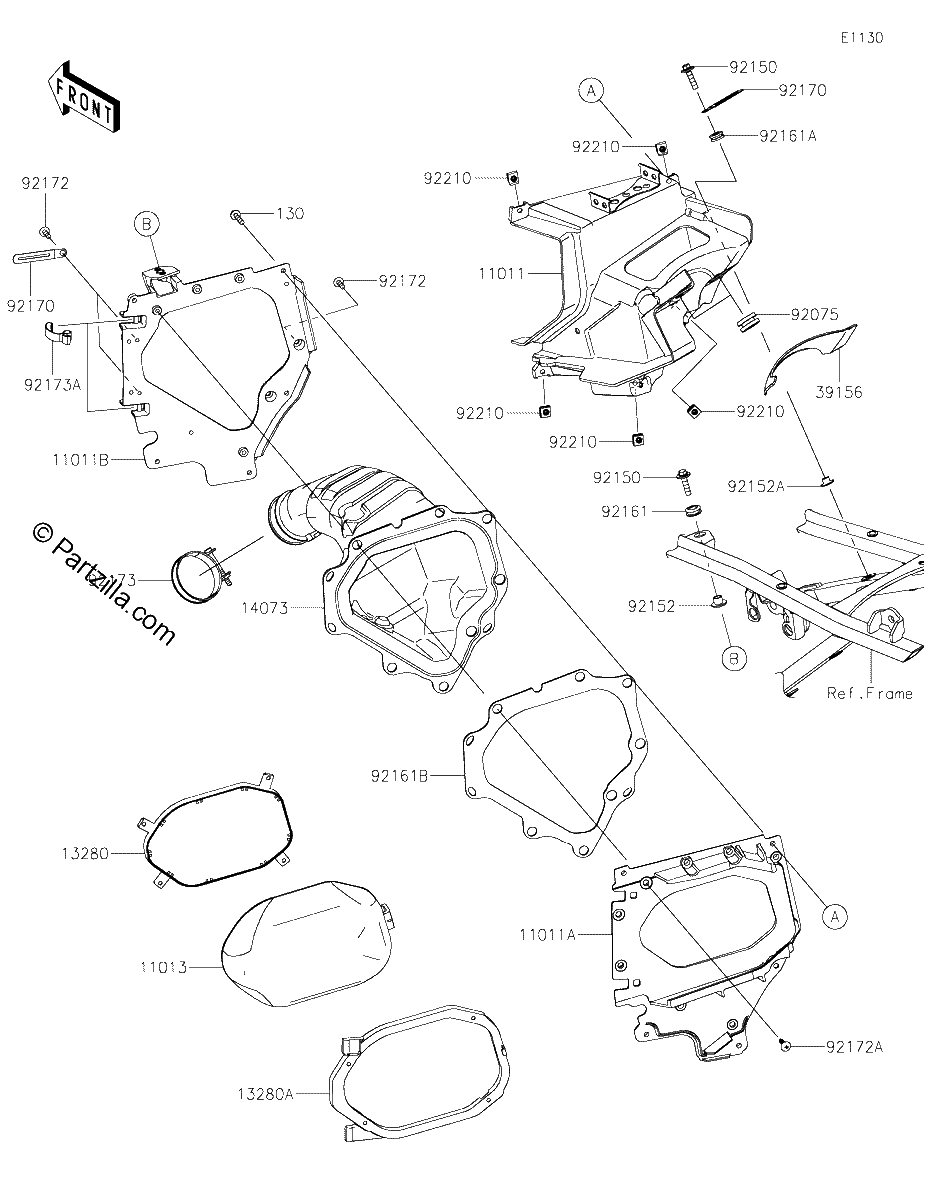 Diagrama de AIR CLEANER
