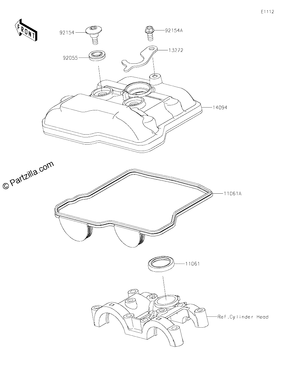 Diagrama de CYLINDER HEAD COVER