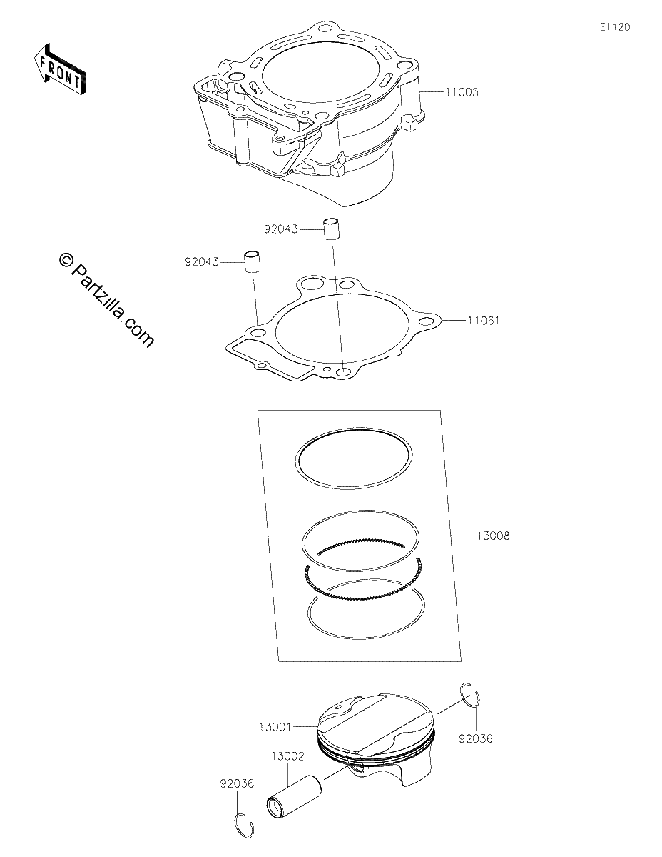 Diagrama de CYLINDER PISTON S