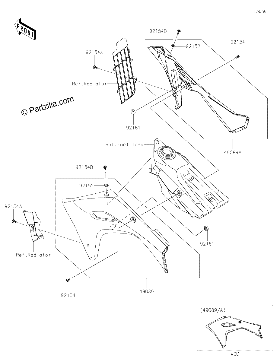 Diagrama de ENGINE SHROUDS