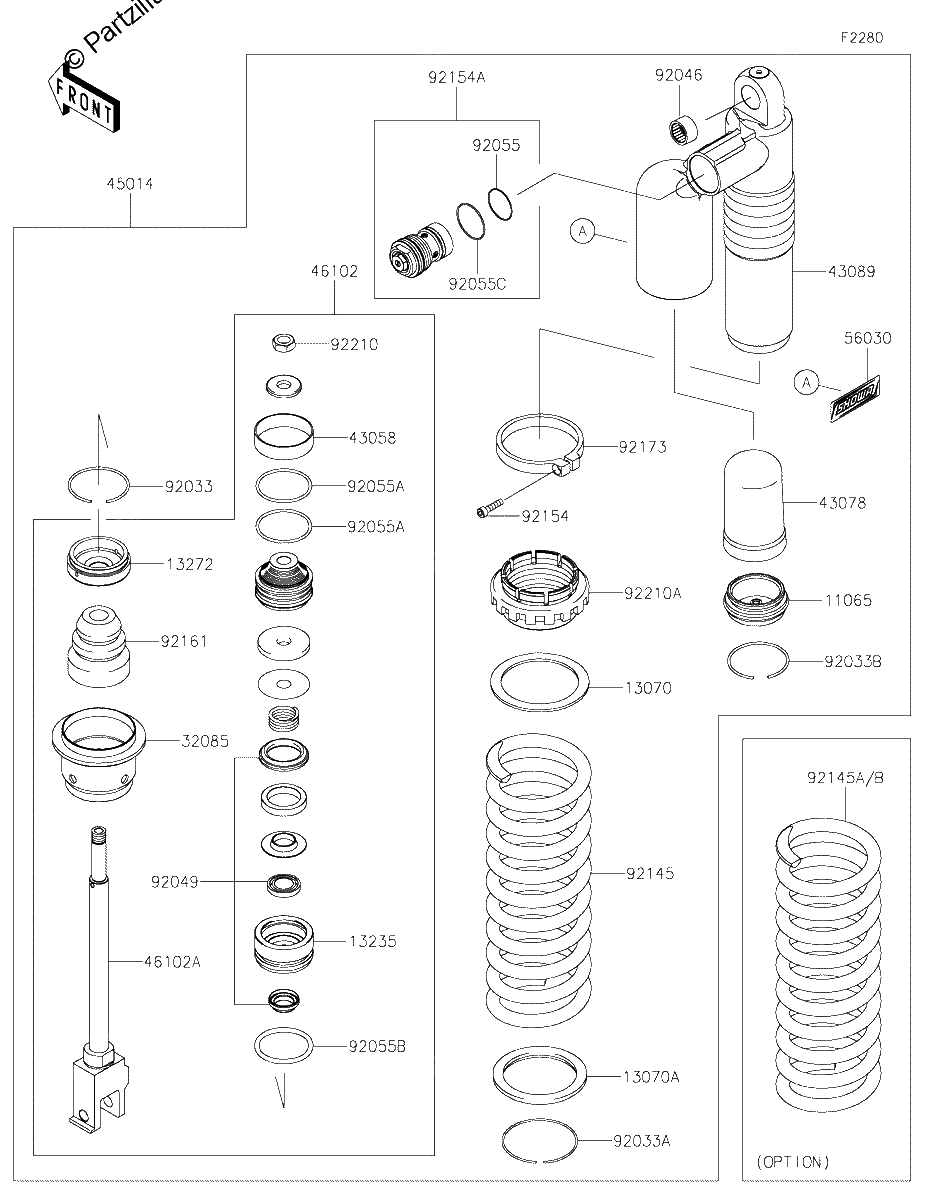 Diagrama de SHOCK ABSORBER S