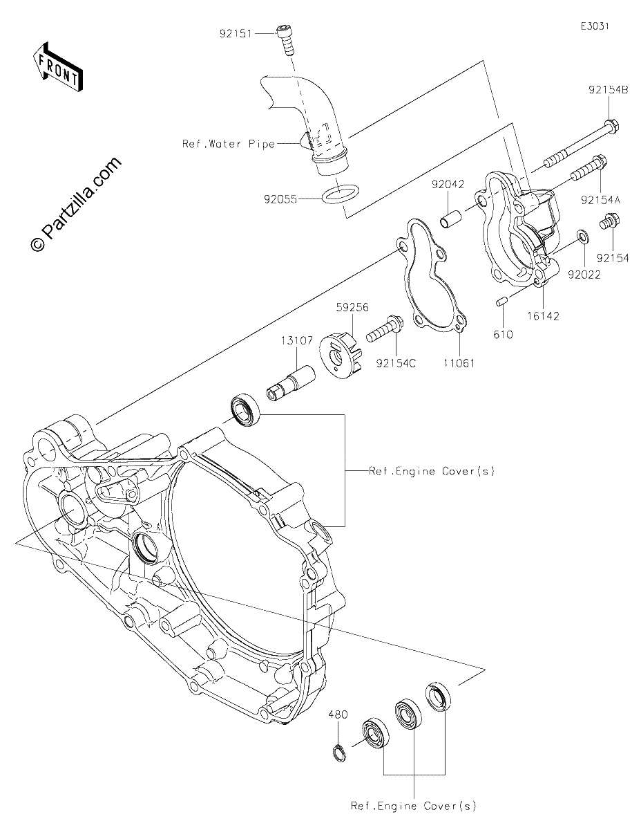 Diagrama de WATER PUMP