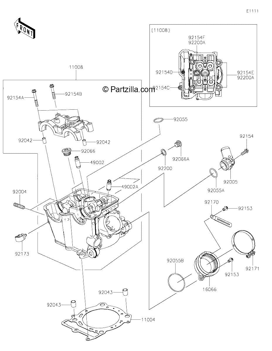 Diagrama de CYLINDER HEAD