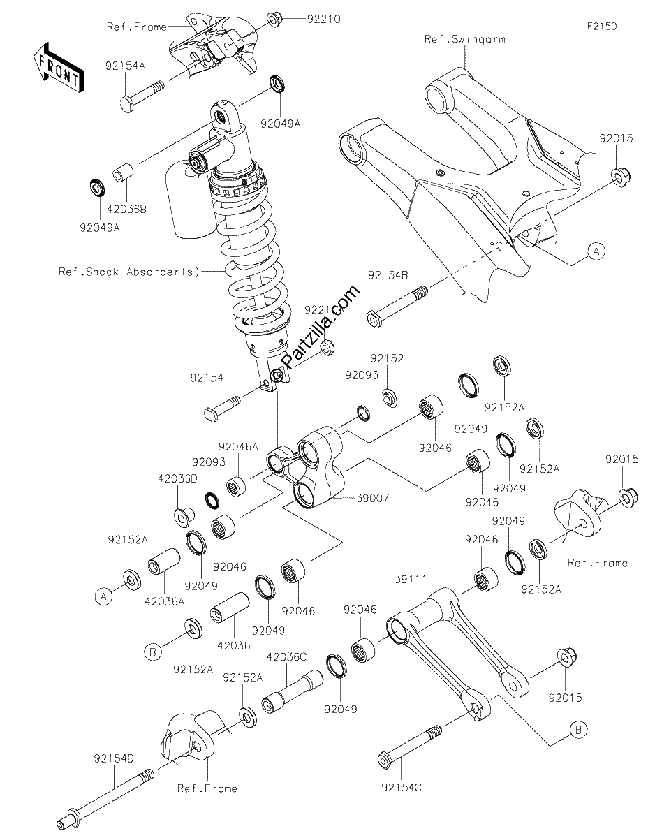 Diagrama de REAR SUSPENSION