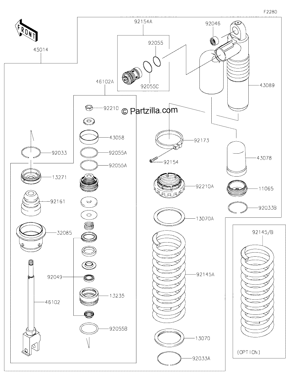 Diagrama de SHOCK ABSORBER S