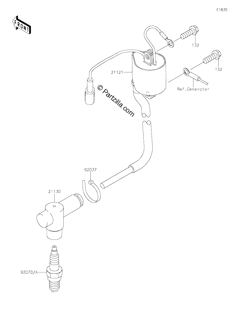 Diagrama de IGNITION SYSTEM