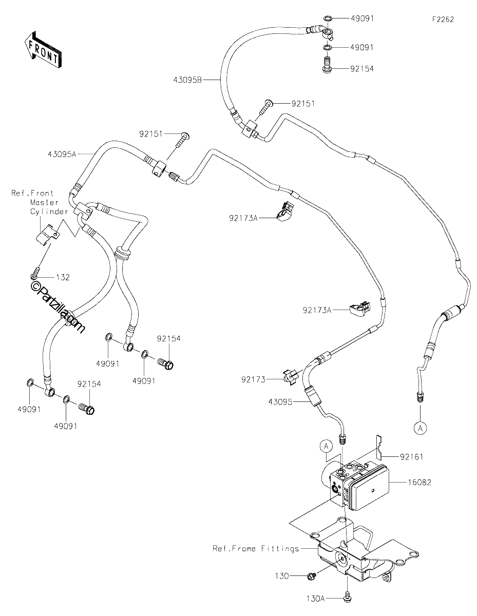 Diagrama de BRAKE PIPING