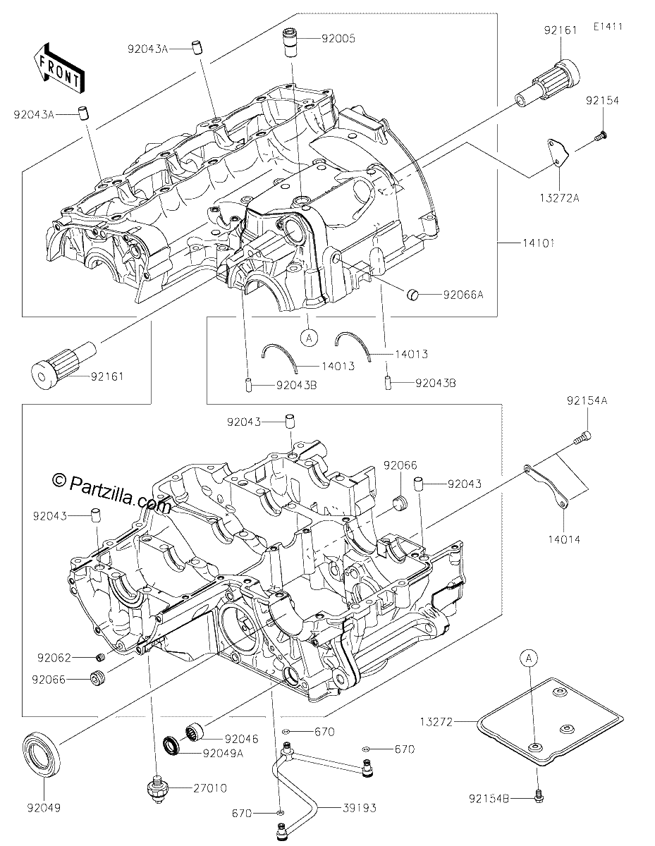 Diagrama de CRANKCASE