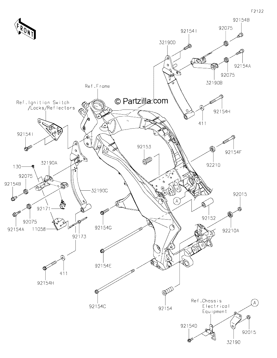 Diagrama de ENGINE MOUNT
