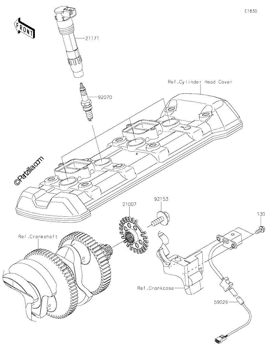 Diagrama de IGNITION SYSTEM