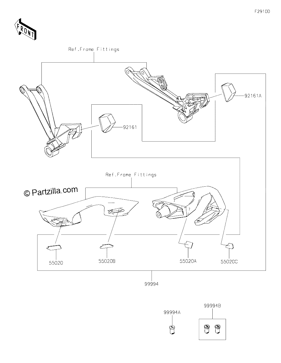 Diagrama de ACCESSORY BAG FITTING KIT