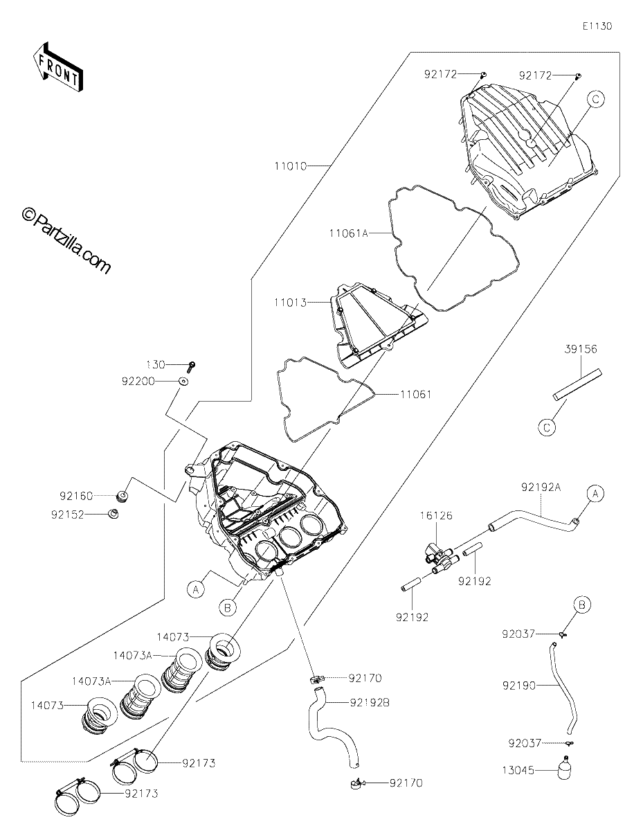 Diagrama de AIR CLEANER