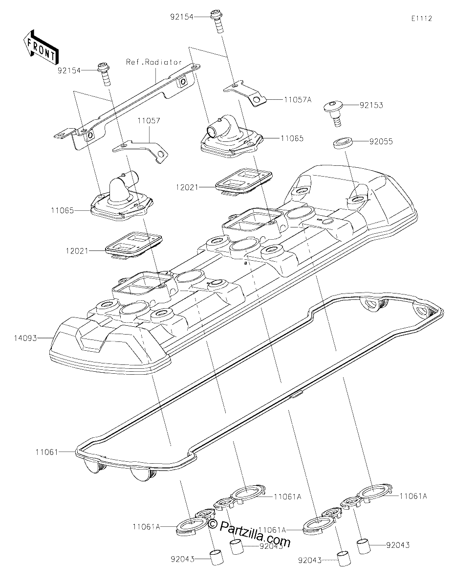 Diagrama de CYLINDER HEAD COVER