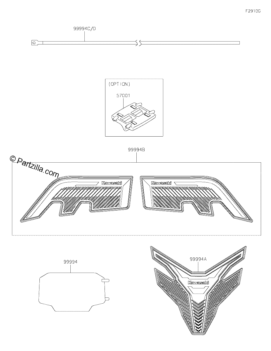 Diagrama de ACCESSORY DECALS