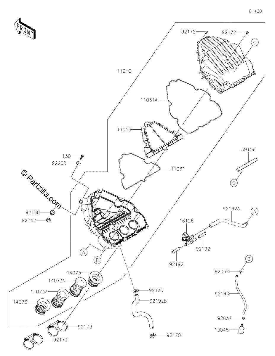 Diagrama de AIR CLEANER