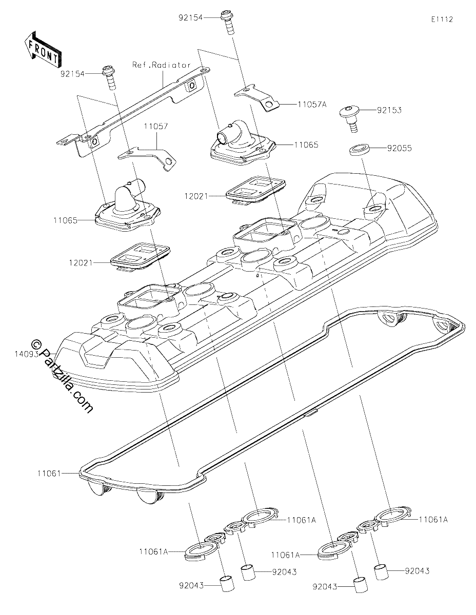 Diagrama de CYLINDER HEAD COVER