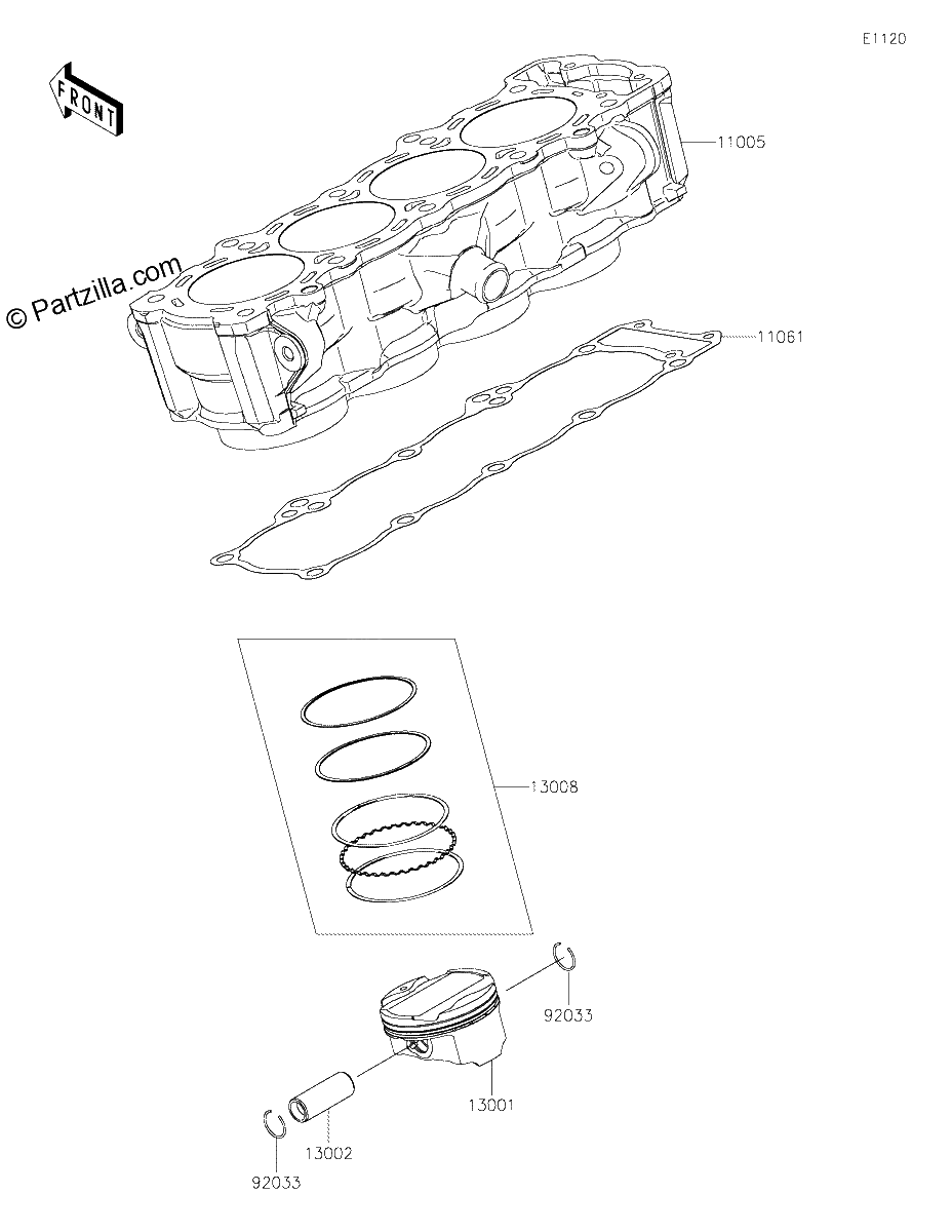 Diagrama de CYLINDER PISTON S