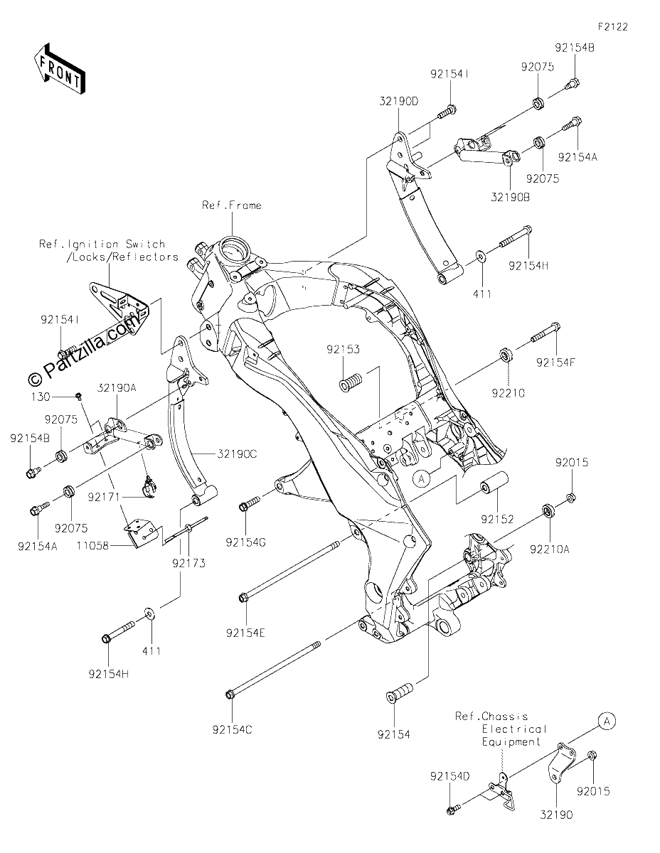 Diagrama de ENGINE MOUNT