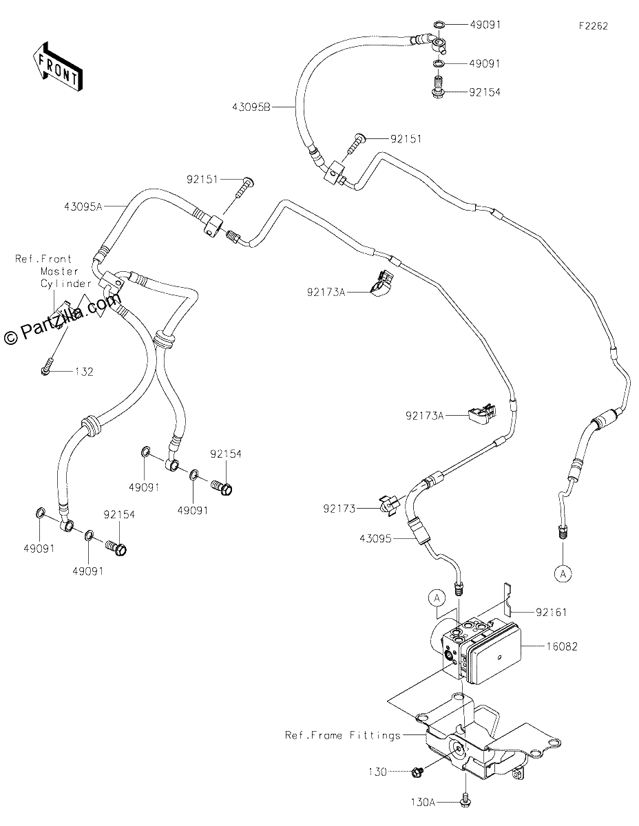 Diagrama de BRAKE PIPING