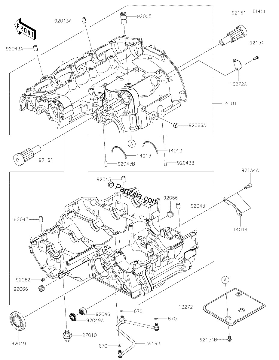 Diagrama de CRANKCASE