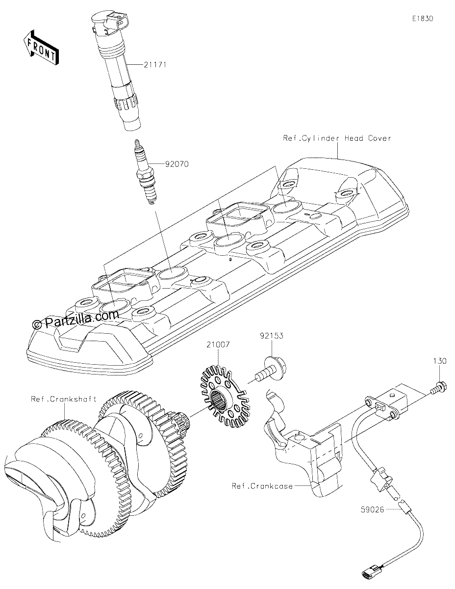Diagrama de IGNITION SYSTEM