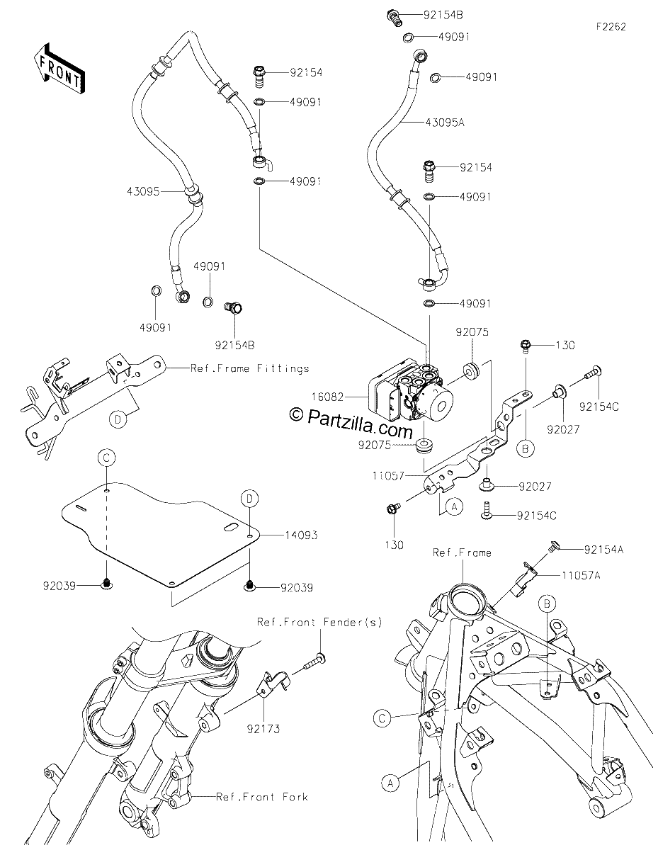 Diagrama de BRAKE PIPING
