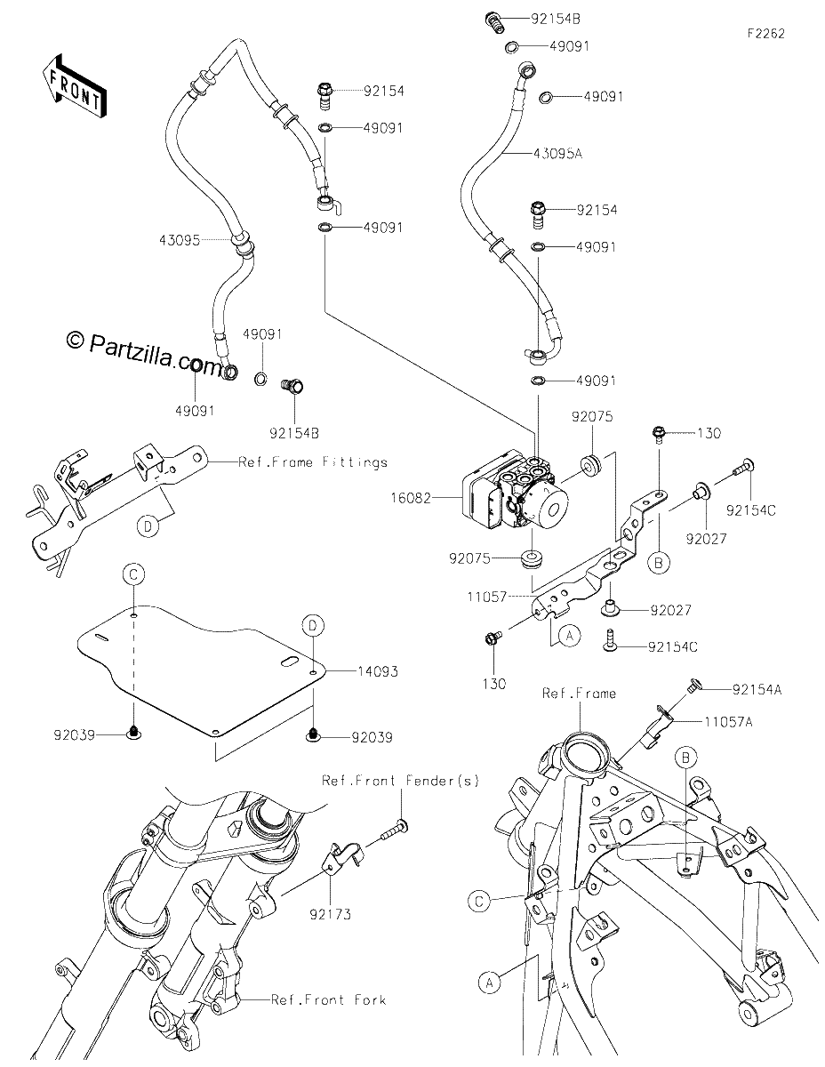 Diagrama de BRAKE PIPING