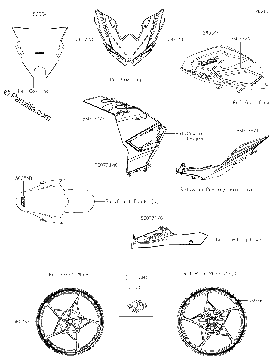 Diagrama de DECALS HSFAN HSFAL