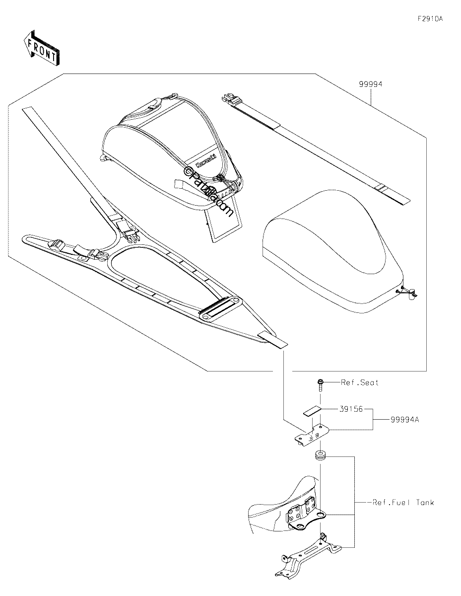 Diagrama de ACCESSORY TANK BAG