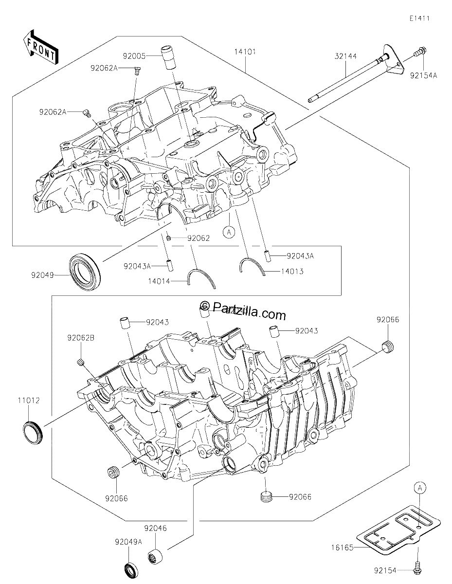 Diagrama de CRANKCASE