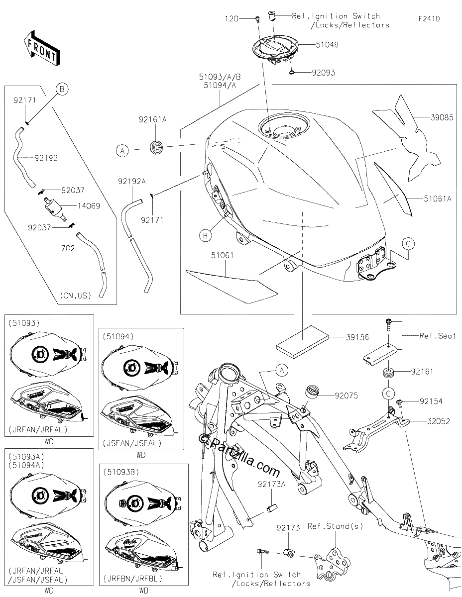 Diagrama de FUEL TANK