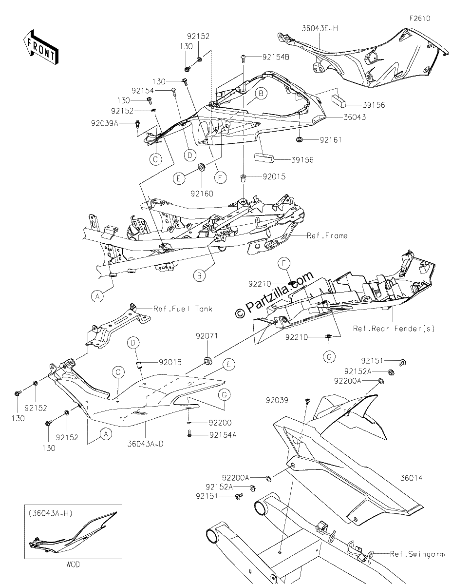 Diagrama de SIDE COVERS CHAIN COVER