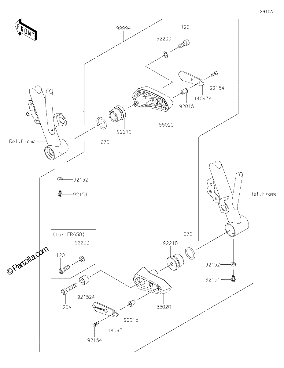 Diagrama de ACCESSORY FRAME SLIDER