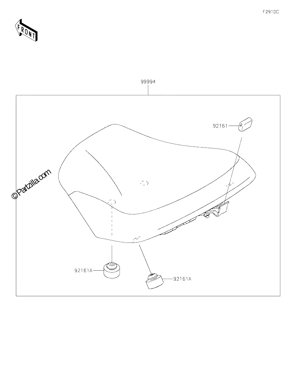 Diagrama de ACCESSORY HIGH SEAT
