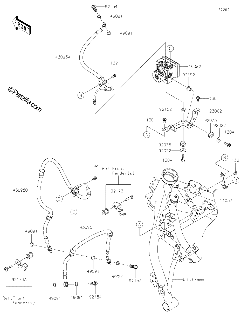 Diagrama de BRAKE PIPING