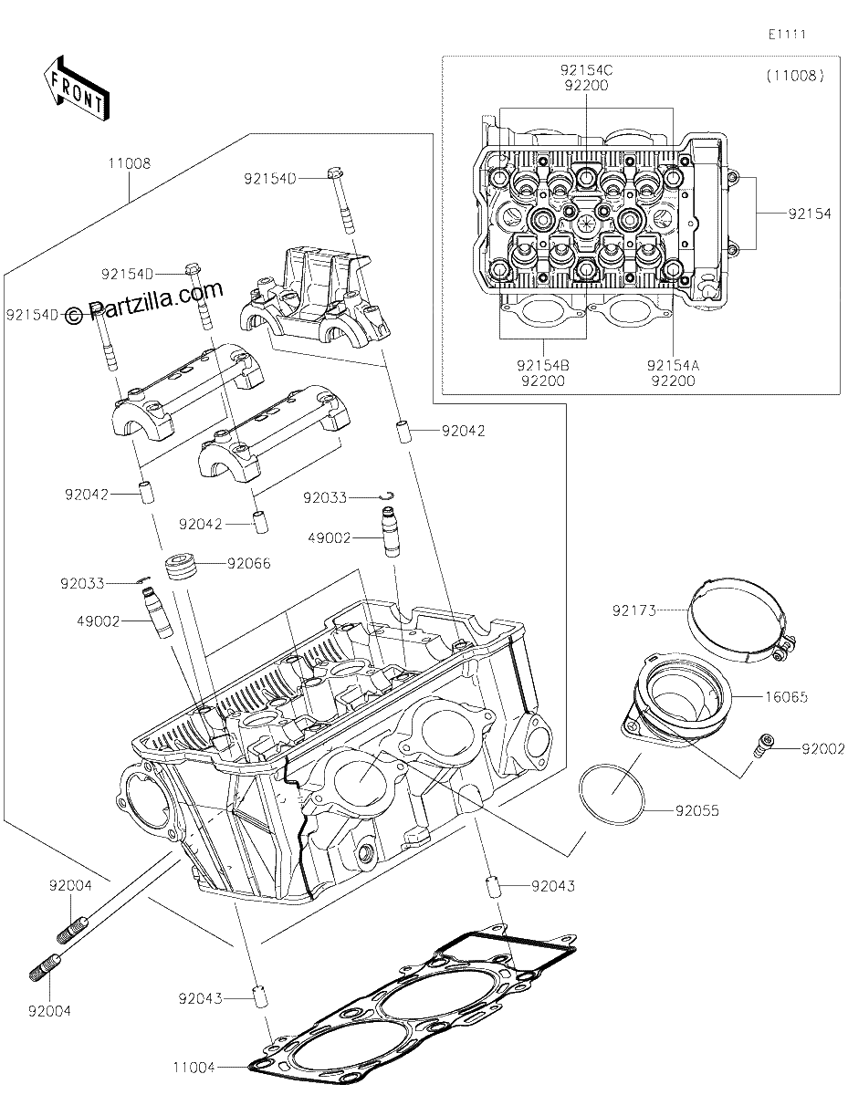 Diagrama de CYLINDER HEAD