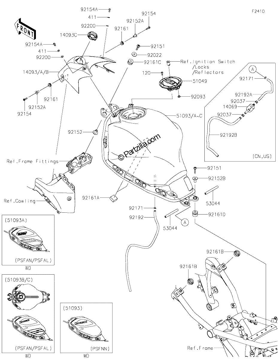Diagrama de FUEL TANK