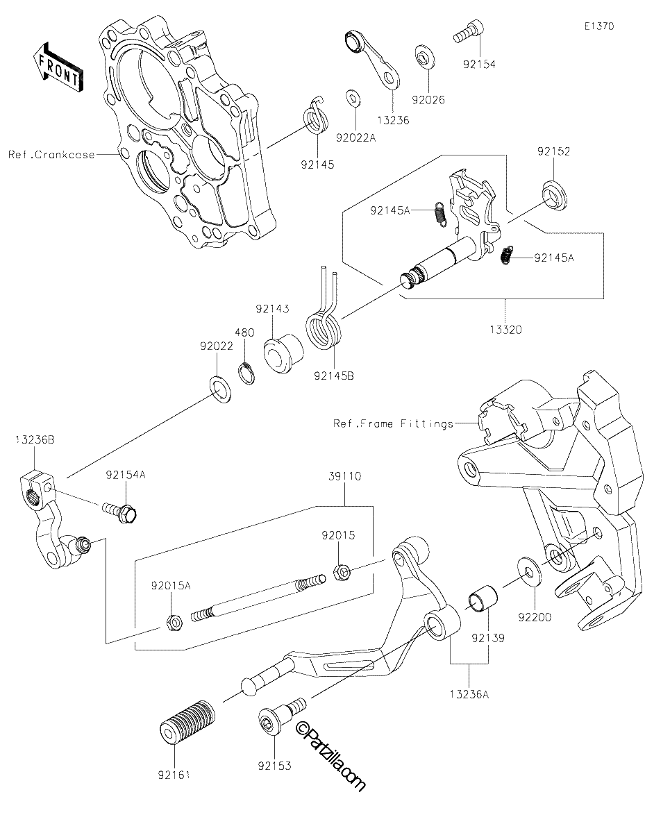 Diagrama de GEAR CHANGE MECHANISM