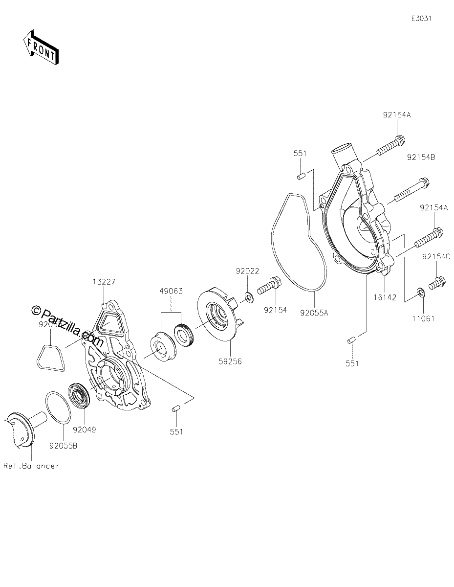 Diagrama de WATER PUMP