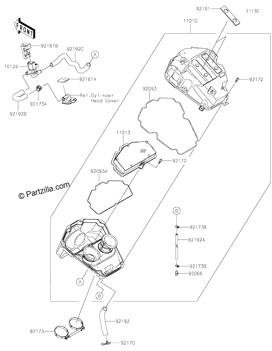 Diagrama de AIR CLEANER