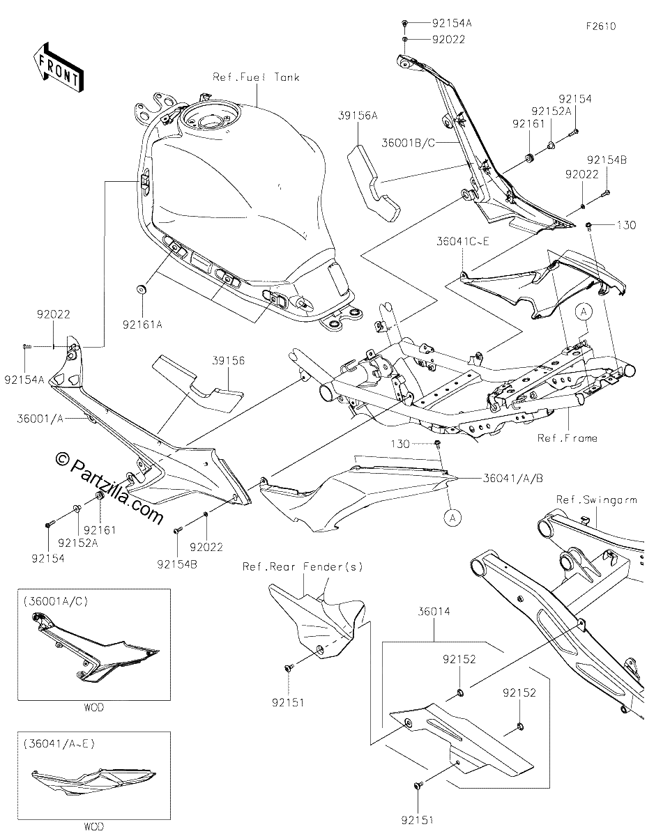 Diagrama de SIDE COVERS CHAIN COVER