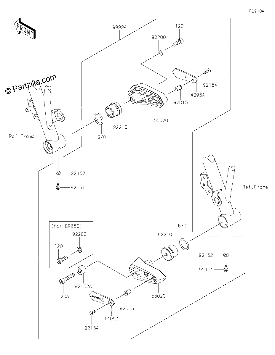 Diagrama de ACCESSORY FRAME SLIDER