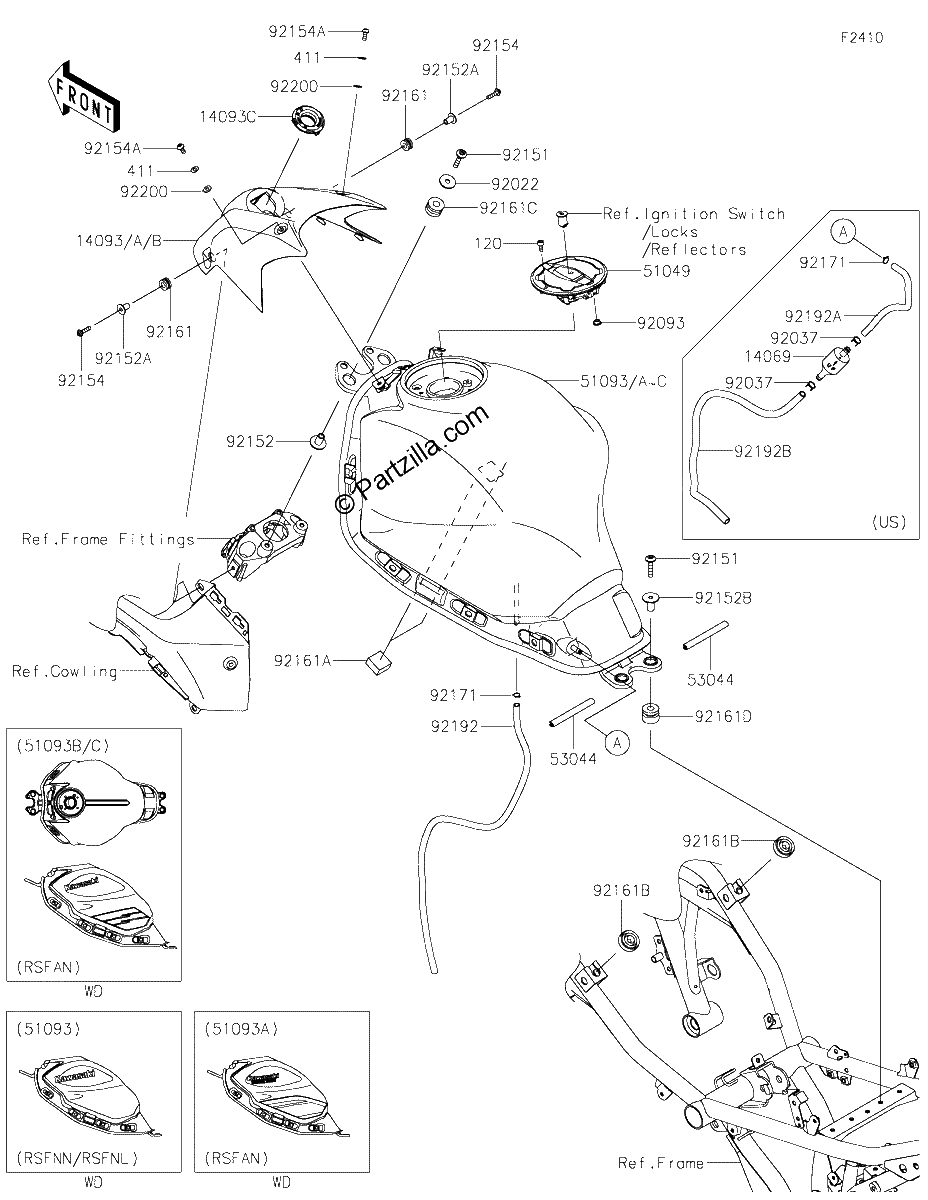 Diagrama de FUEL TANK