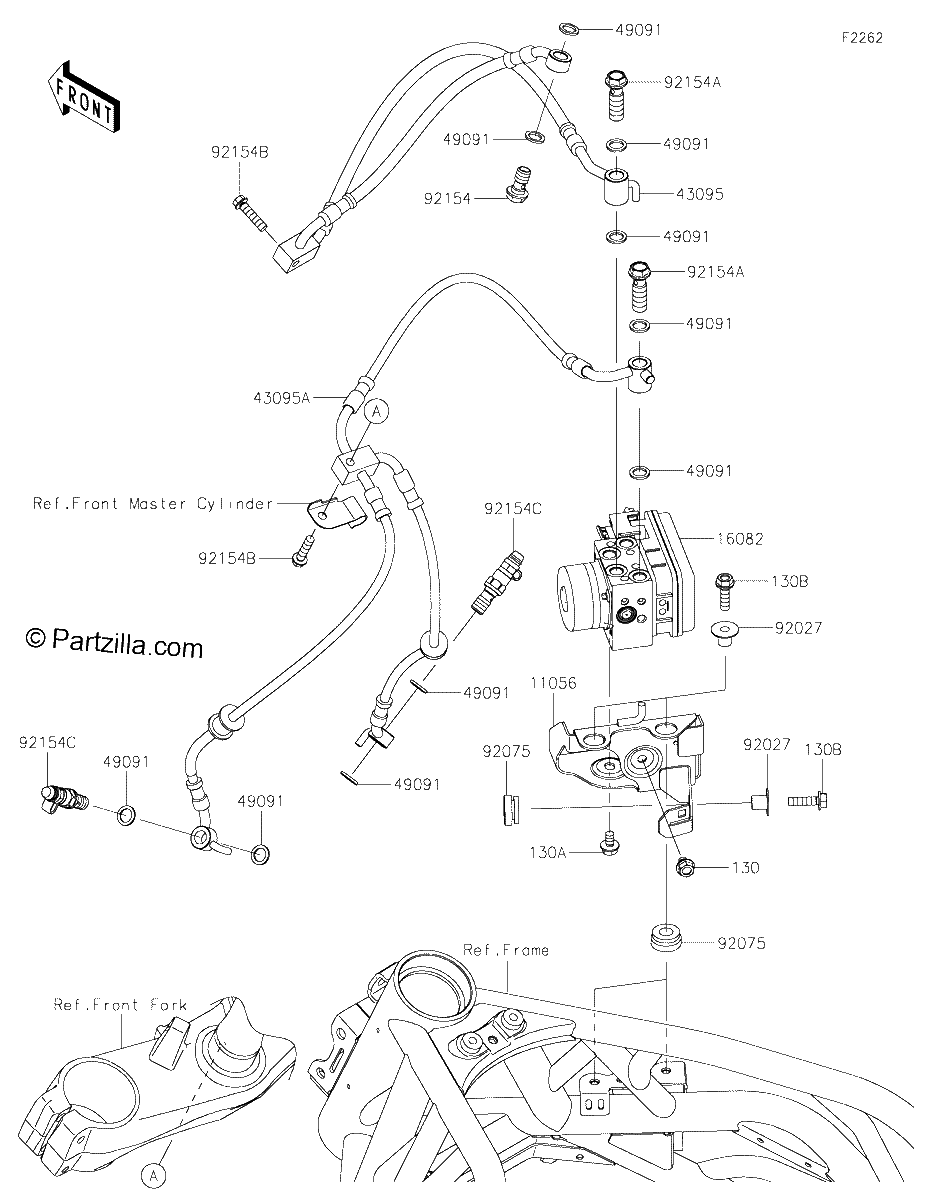 Diagrama de BRAKE PIPING