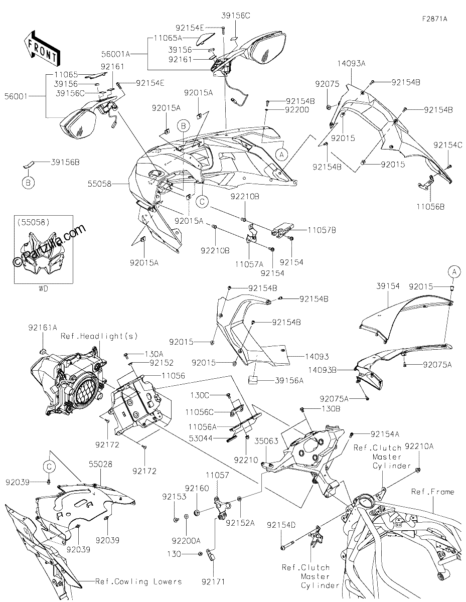 Diagrama de COWLING JRANN JRANL JSANN JSANL