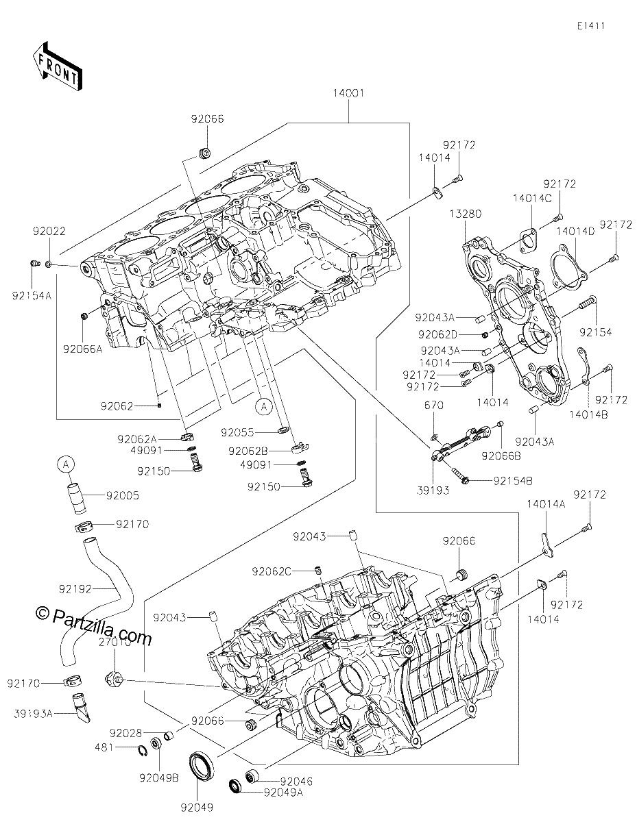 Diagrama de CRANKCASE