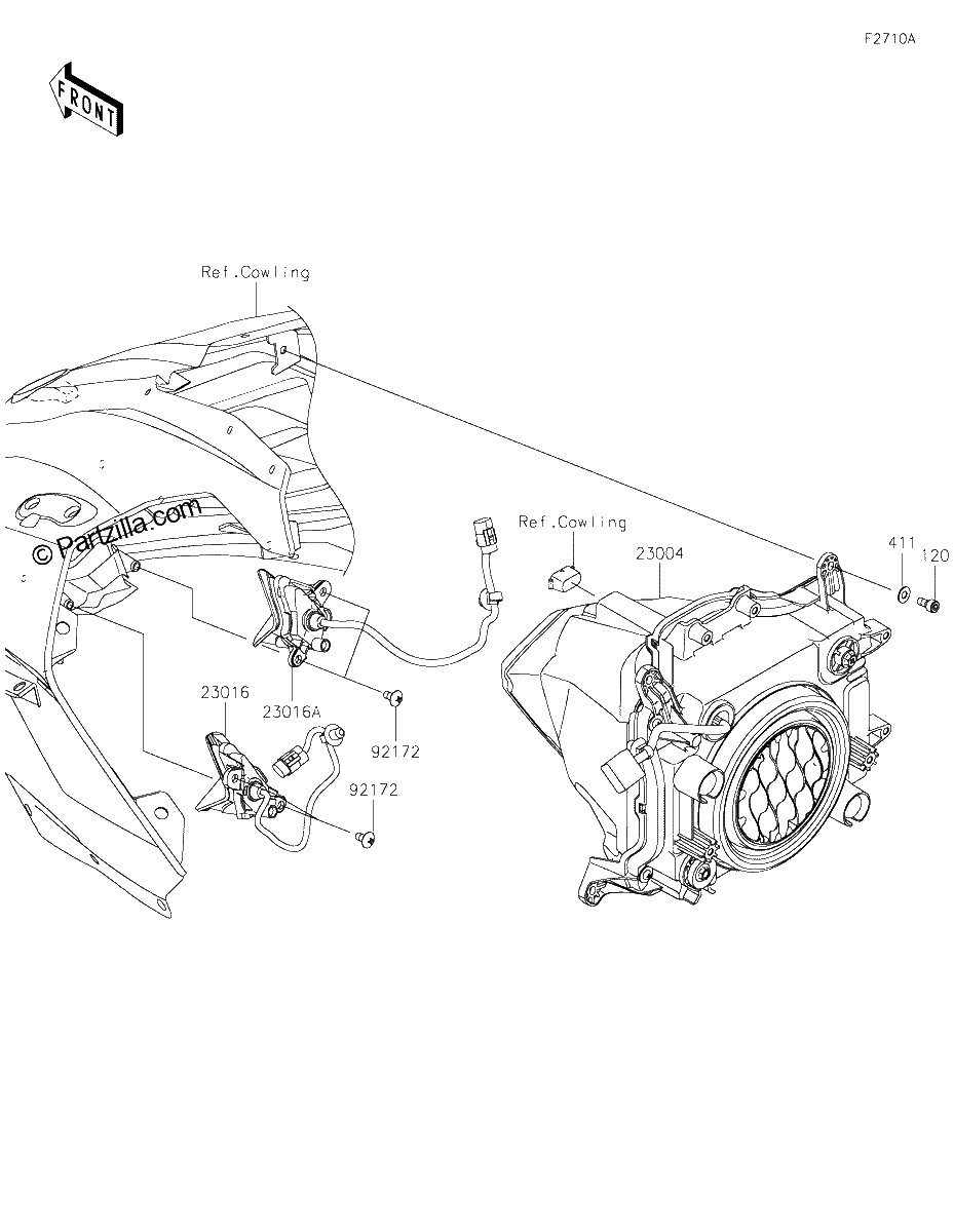 Diagrama de HEADLIGHT S JRANN JRANL JSANN JSANL